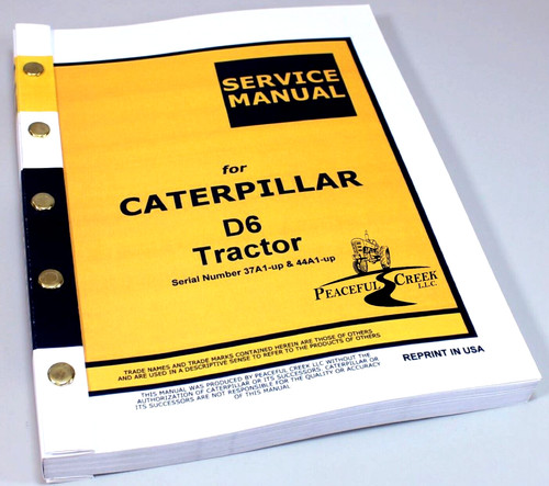 Service manual caterpillar - service,