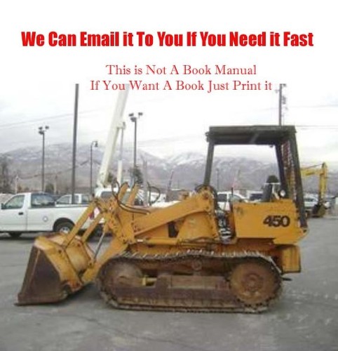 Case 450 crawler dozer - crawler, service